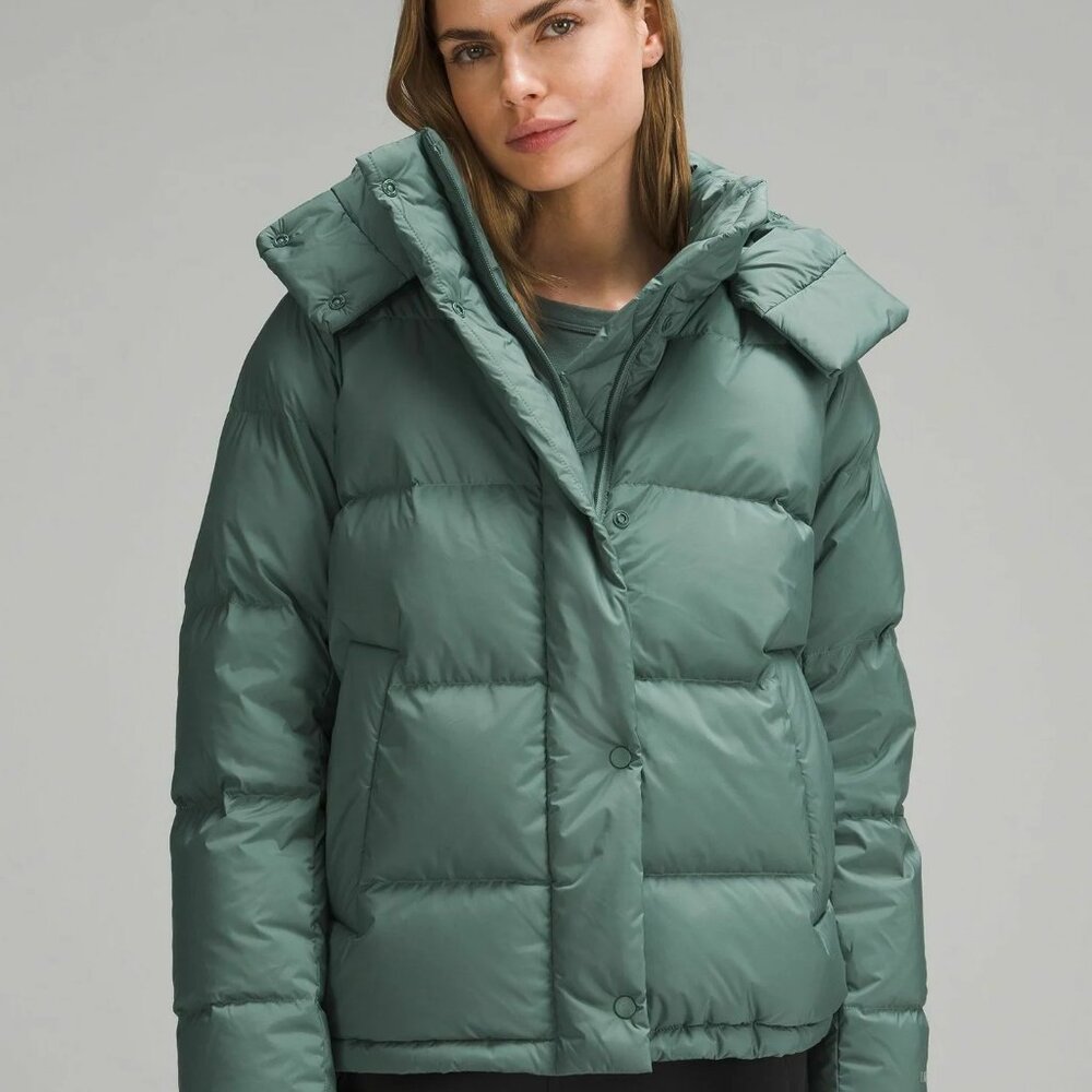 lululemon athletica Green Puffer Jacket